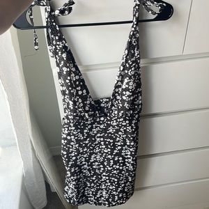 Black and white dress